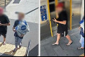 A polícia identificou o casal graças às imagens dessa câmera de segurança - QUEENSLAND POLICE SERVICE / AFP