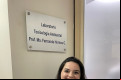 A orientadora da estudante no Chile é a professora brasileira Maria Fernanda Carneiro - Arquivo Pessoal