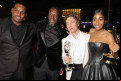 Lionel Boyce, Edwin Lee Gibson, Jeremy Allen White e Ayo Edebiri com prêmios por O Urso no Emmy 2024 - Kevin Winter/Getty Images