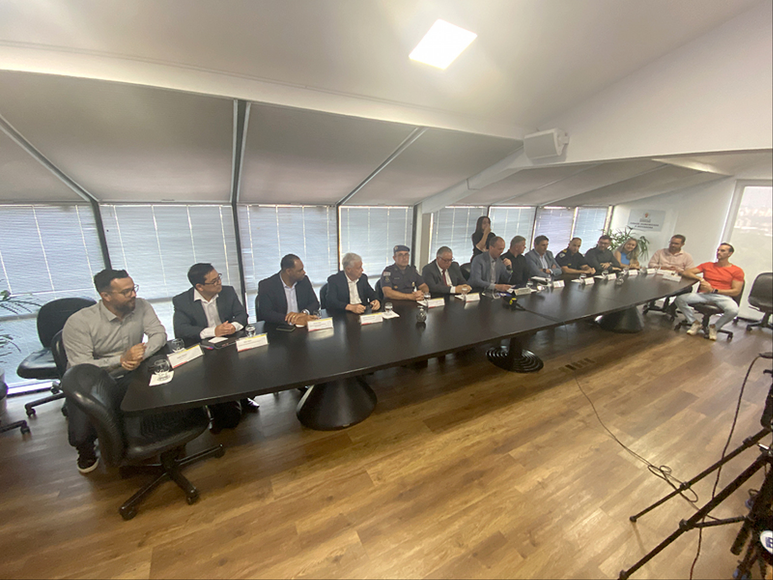 Lançamento oficial do novo
sistema de videomonitoramento,
que utiliza tecnologia de ponta